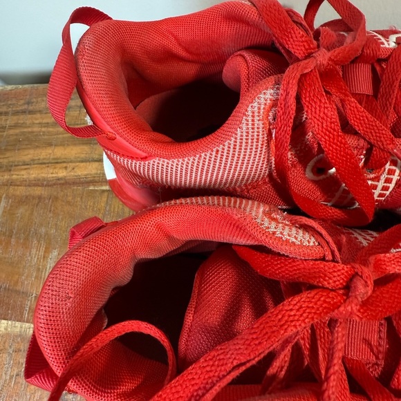 Nike Red and White Lebron Witness Sneakers, Men’s 8.5 - Picture 4 of 12